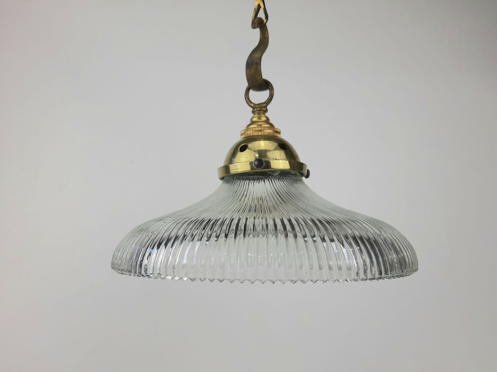 Industrial Holophane Dish Shaded Light (Not Wired)