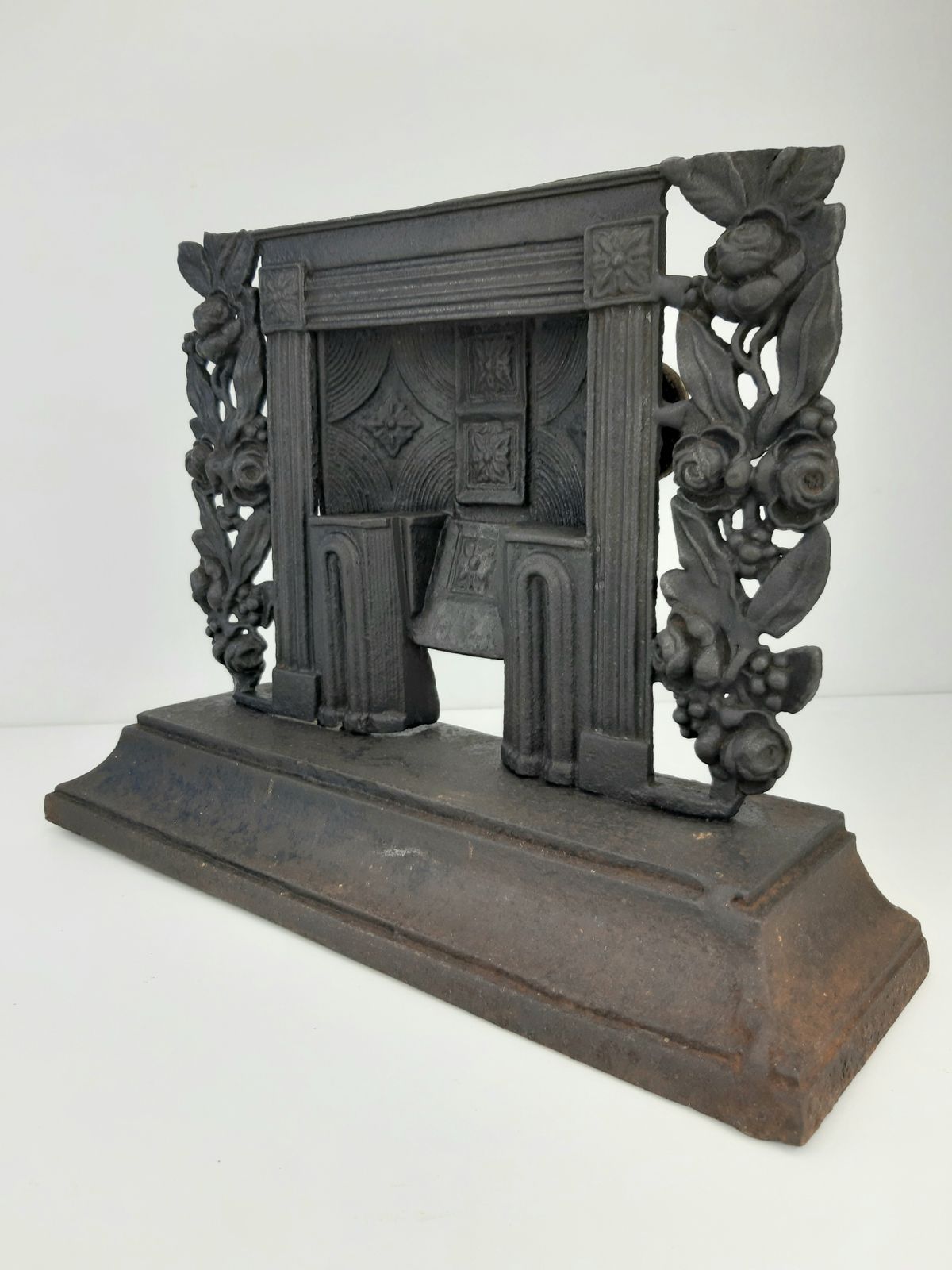 Victorian Cast Iron Shop / Salesman Miniature Sample Fire Place Hob Grate photo for sale