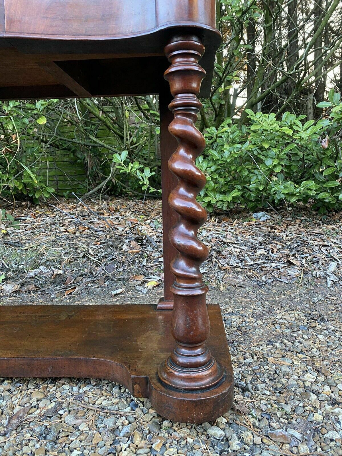photo vinterior Antique Victorian Mahogany Washstand Potential Sink Unit Dressing Table Console