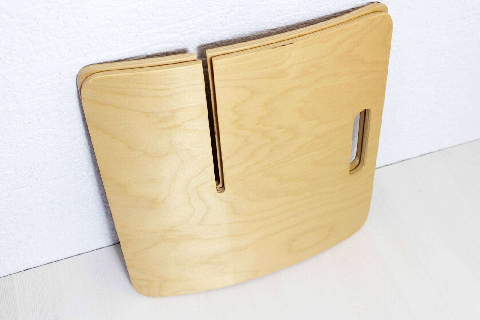 Vintage Plywood Magazine Rack, 1980s photo vinterior