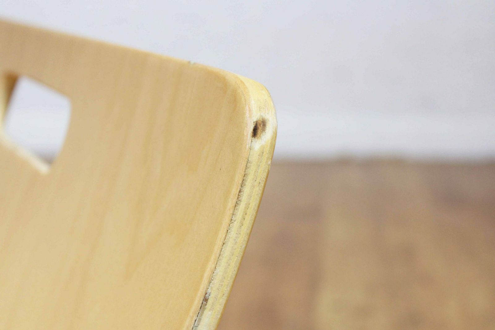 Vintage Plywood Magazine Rack, 1980s photo buy