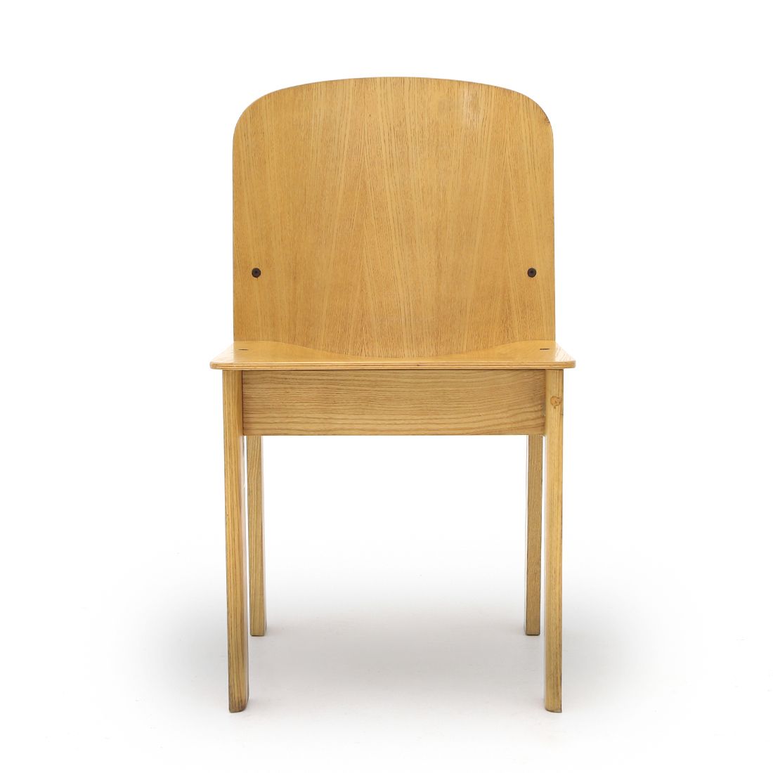 Wooden Chair By Luca Meda For Longoni, 70s photo for sale