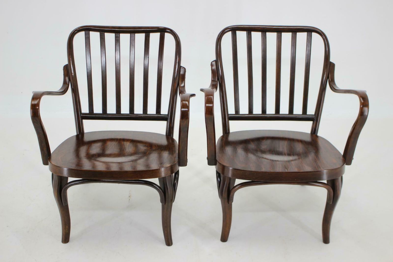 1950s Pair Of Josef Frank Bentwood Armchairs No. 752 By Thon photo buy