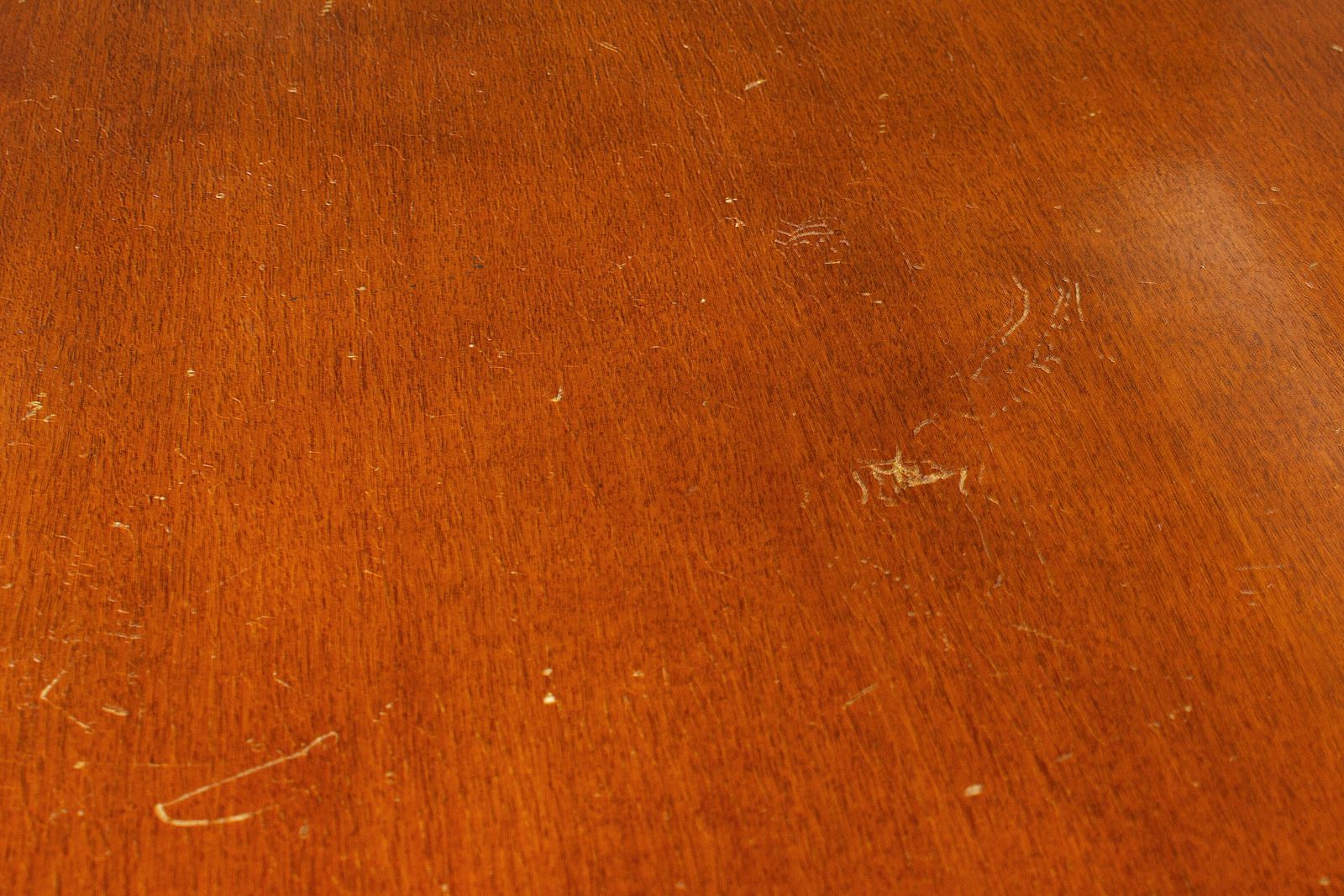Table And 4 Upholstered Chairs, Cherry Wood From The 80s photo vintage