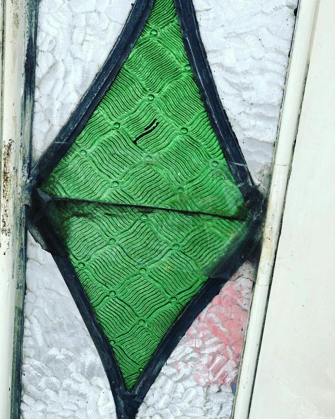 Edwardian Front Door With All Original Fittings And Glass photo vintage