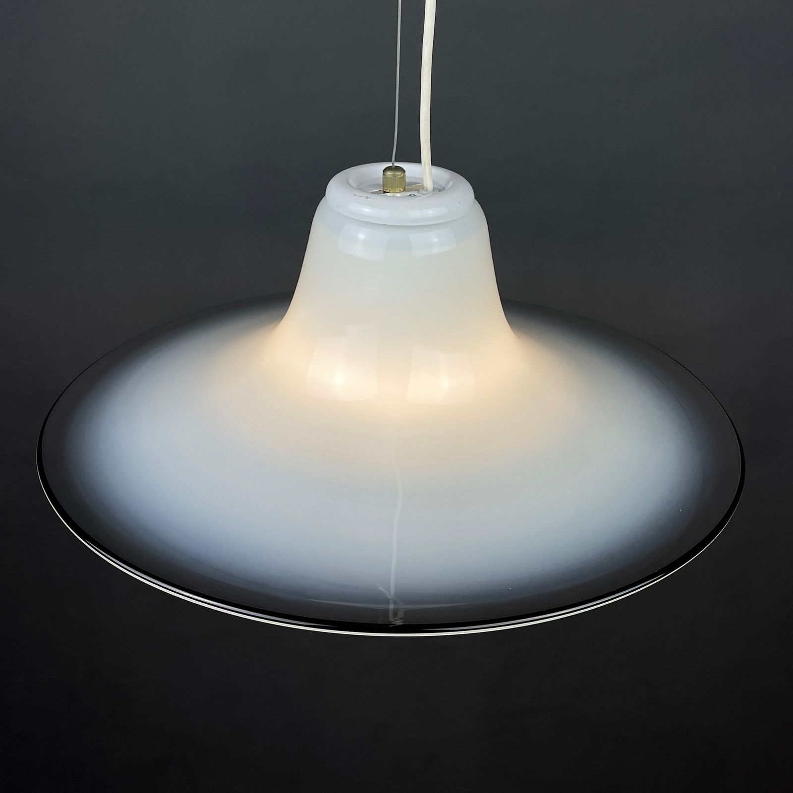 Murano Glass Lamp Cinea By Giusto Toso For Leucos Italy 1970s photo for sale