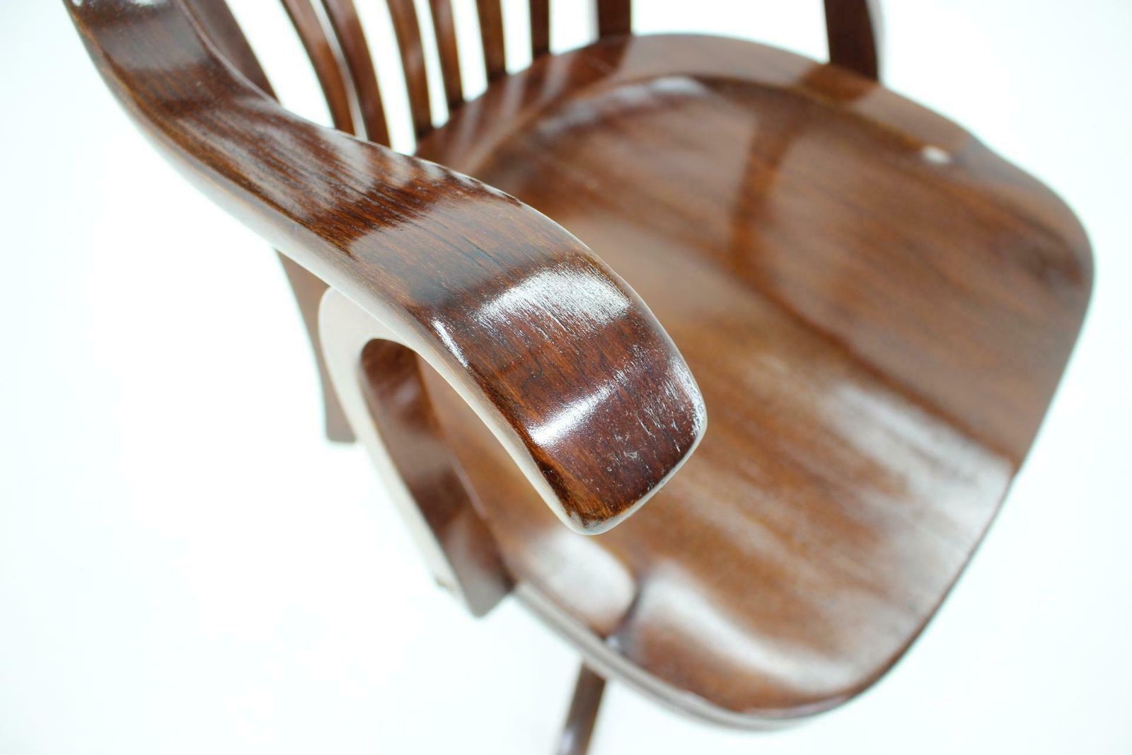 photo buy 1930s Adolf Loos Office Chair Model 669 For Cafe Capua By Thonet