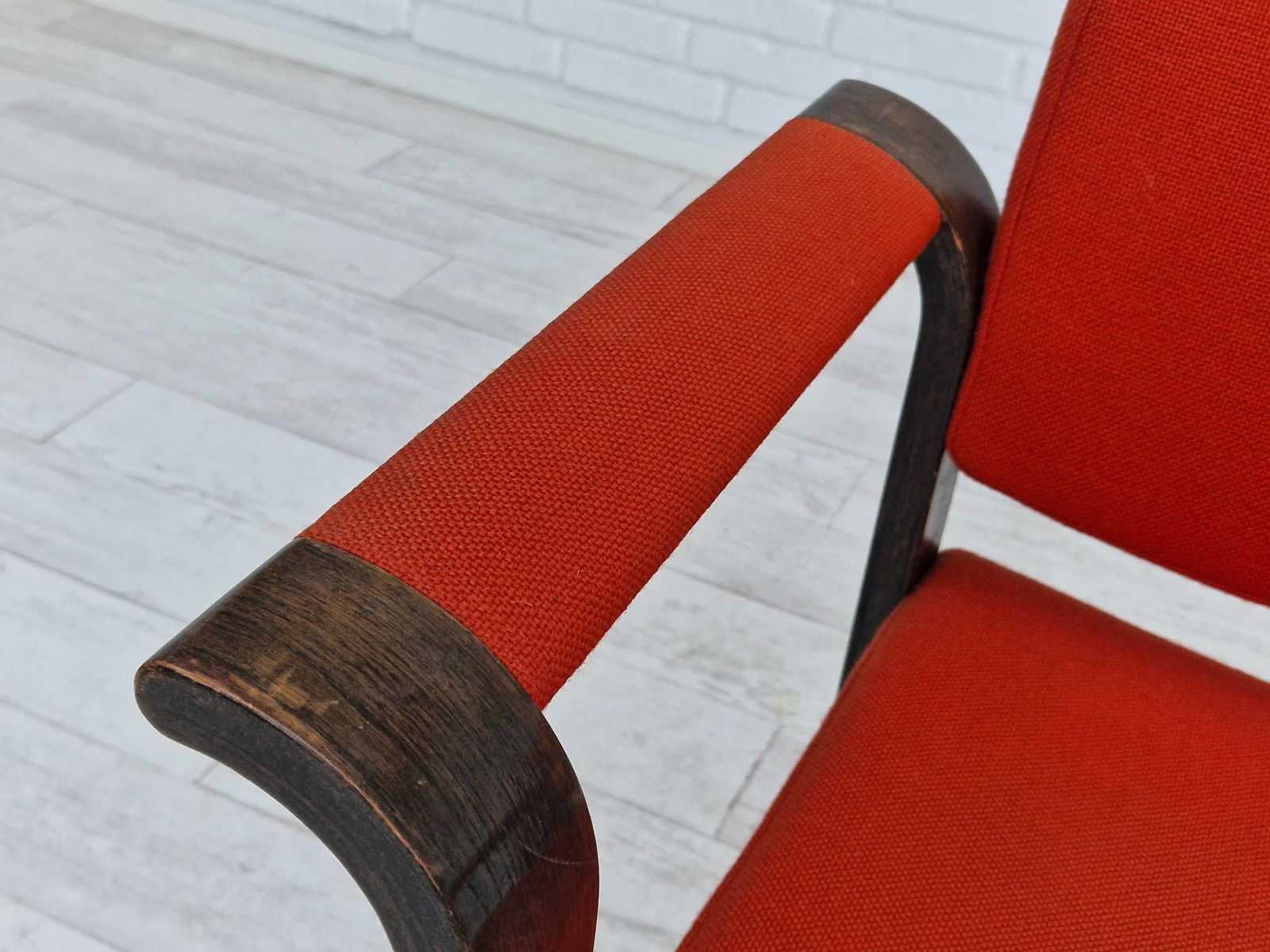 Ca. Jaren 1980, Deens Design Van Magnus Olesen, Paar Fauteuils. photo vintage