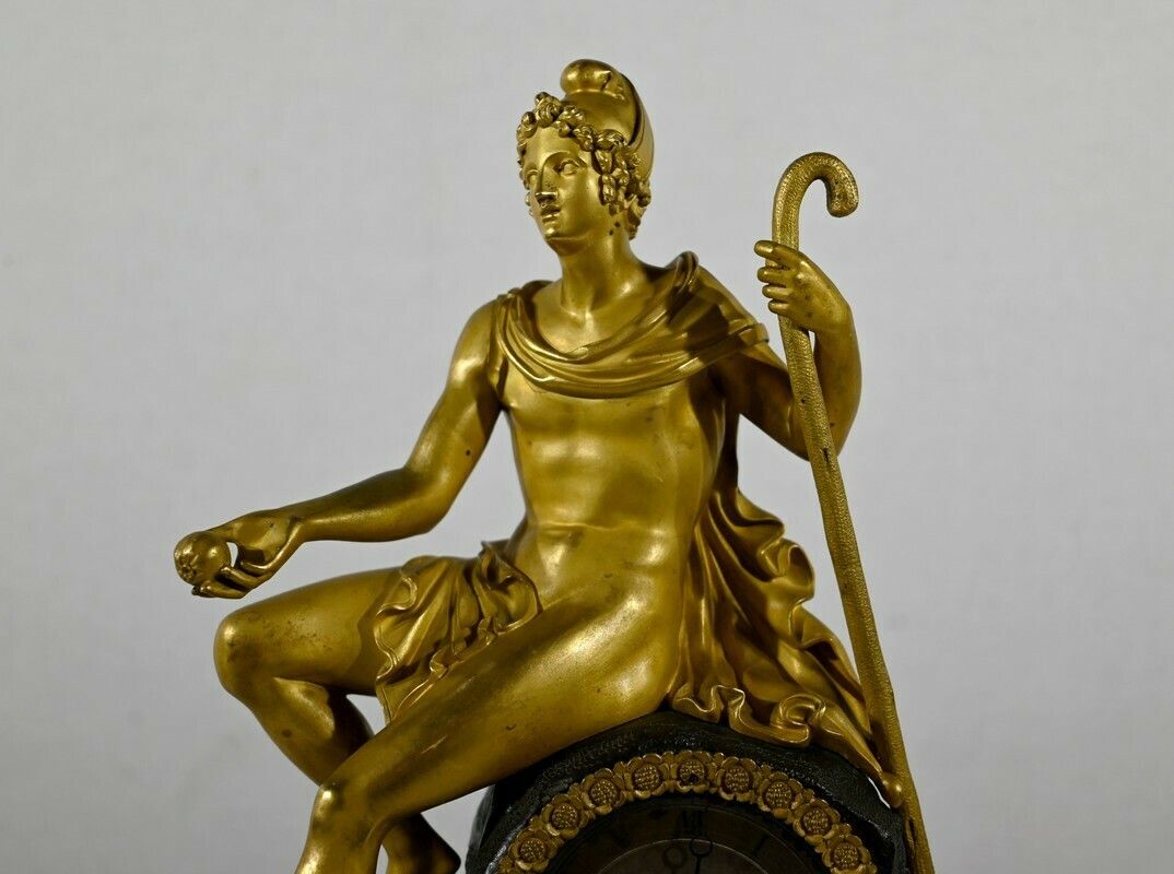 Gilt Bronze Clock, Charles X Period   Early 19th Century photo 2935.5