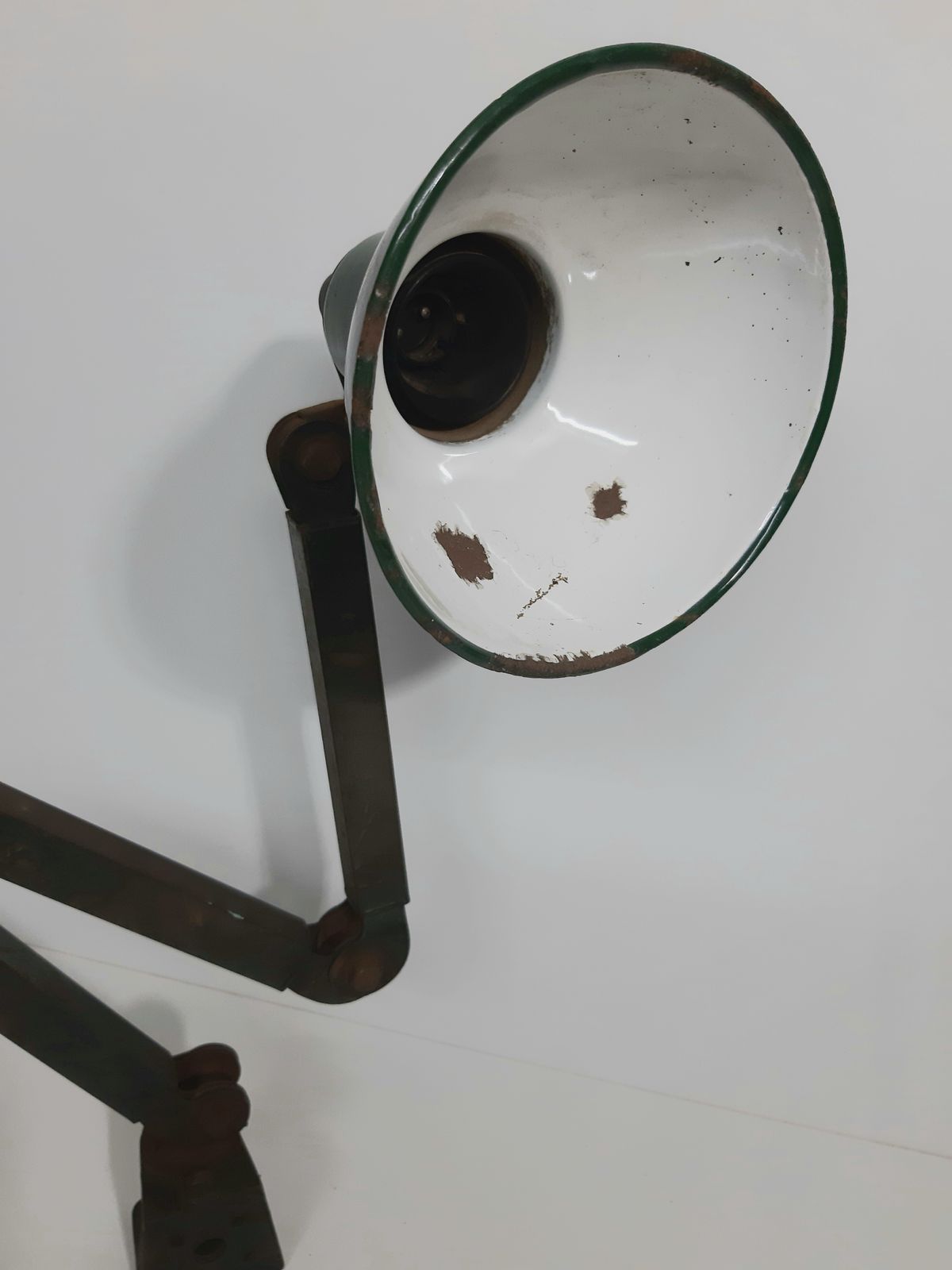 Industrial 3 Arm Machinist Task Lamp (Not Wired) photo for sale