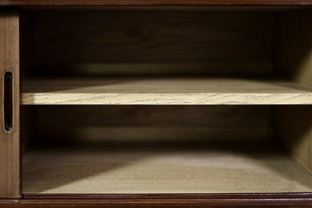 Furniture Mid Century Danish Modern Mahogany Sideboard With Drawers, 1970s photo