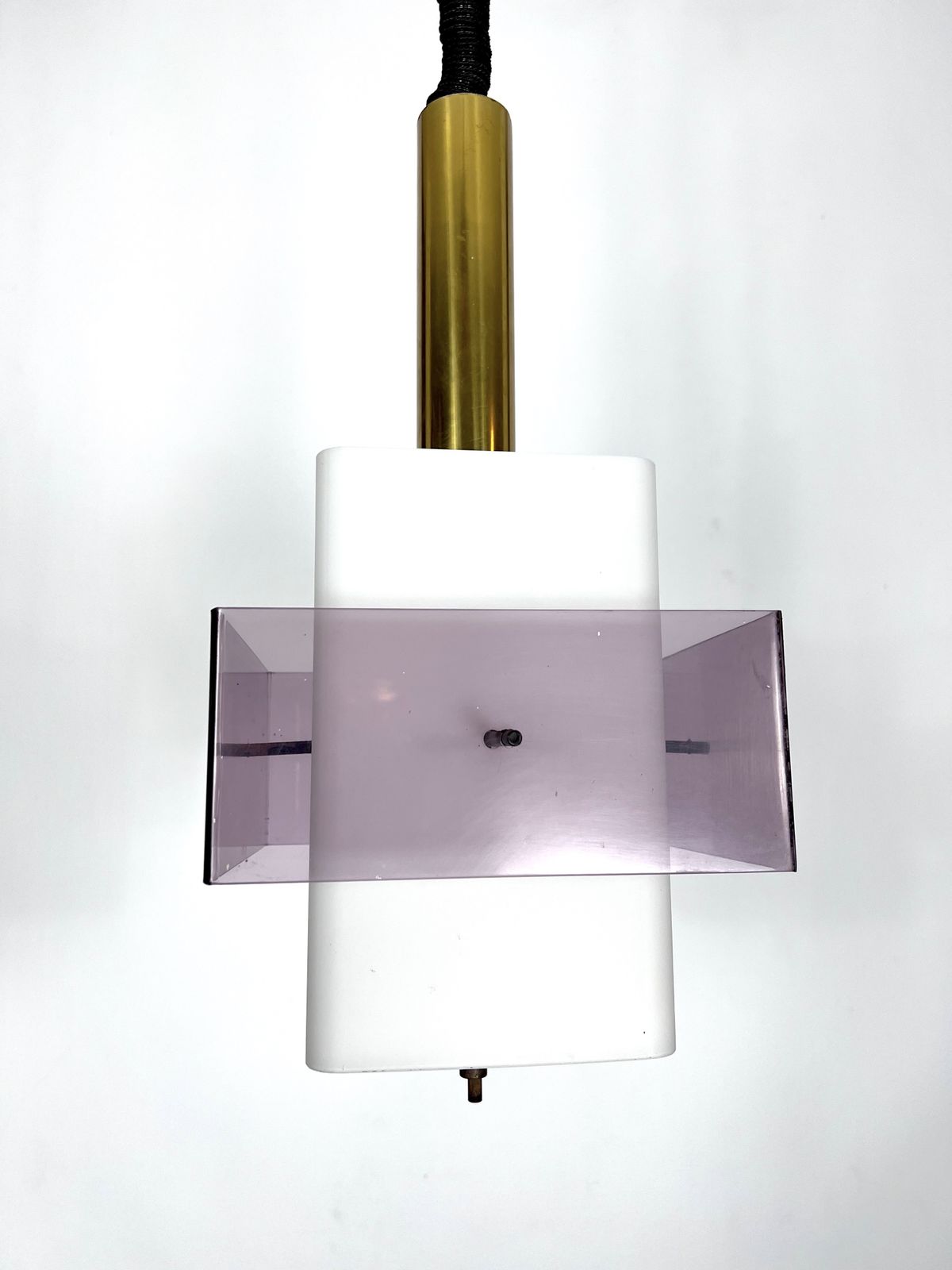 Mid Century Modern Pentant Lamp By Stilux Milano. Italy 1960s photo for sale