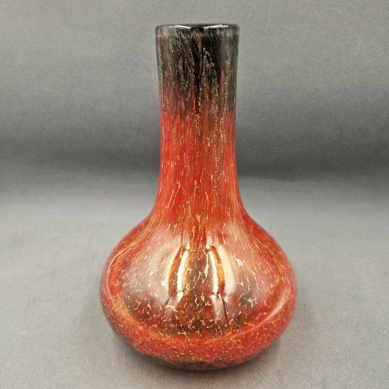 Mouth Blown Glass Vase From Wmf By Karl Wiedmann. 1940   1950