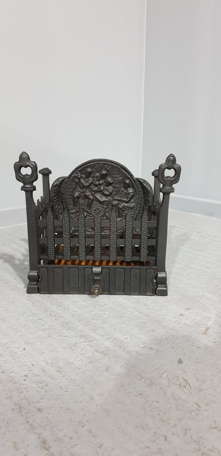 Cast Iron Grate Of Small Proportions photo for sale