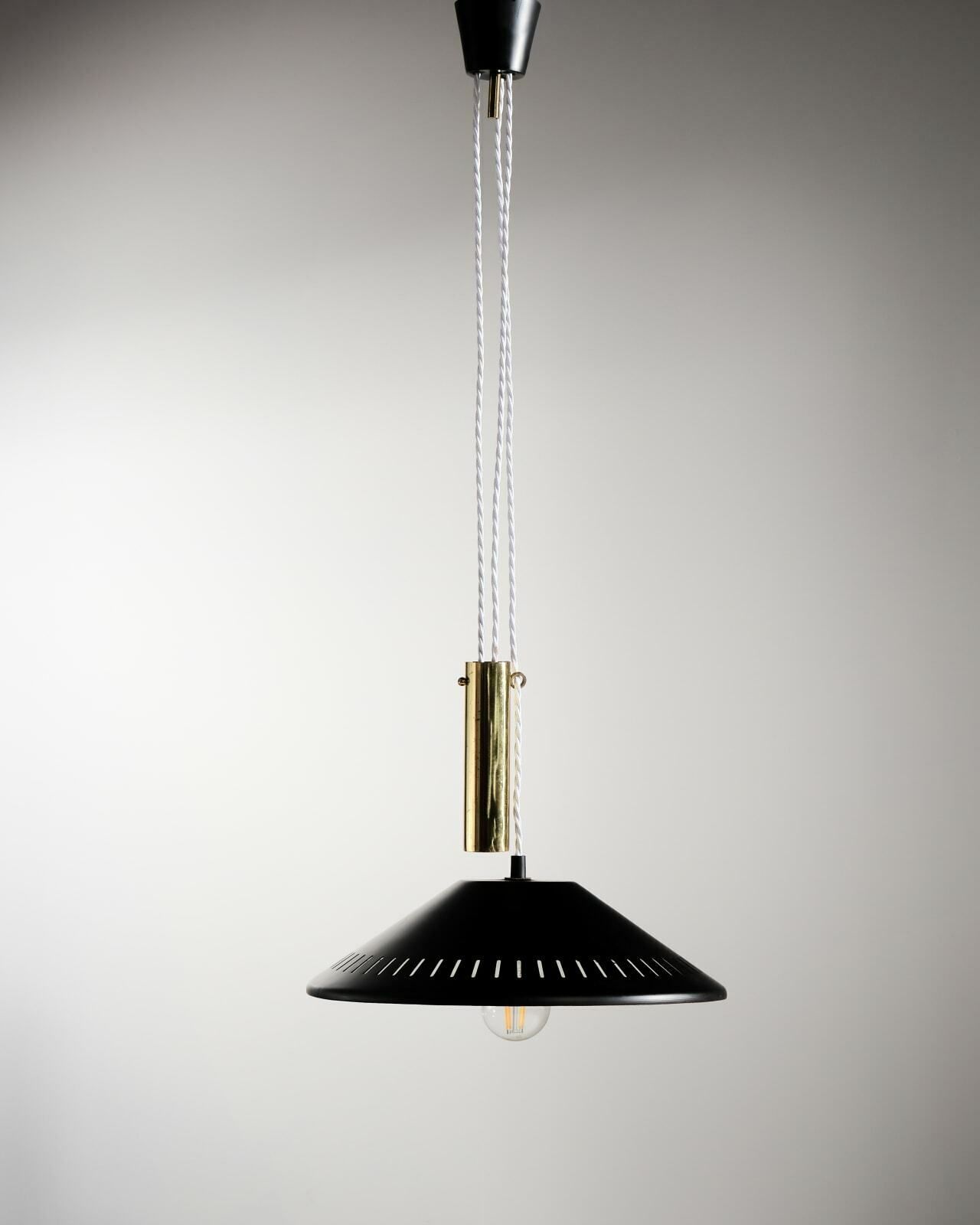 Louis Kalff Weighted Ceiling Light photo for sale