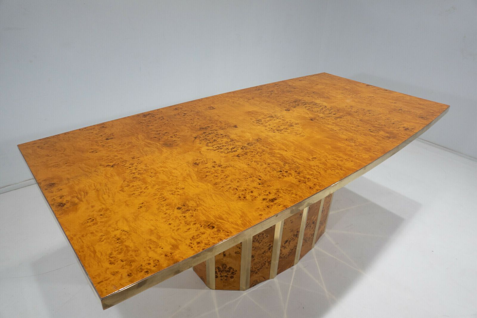 Mid Century Modern Dining Table In The Style Of Willy Rizzo photo vinterior