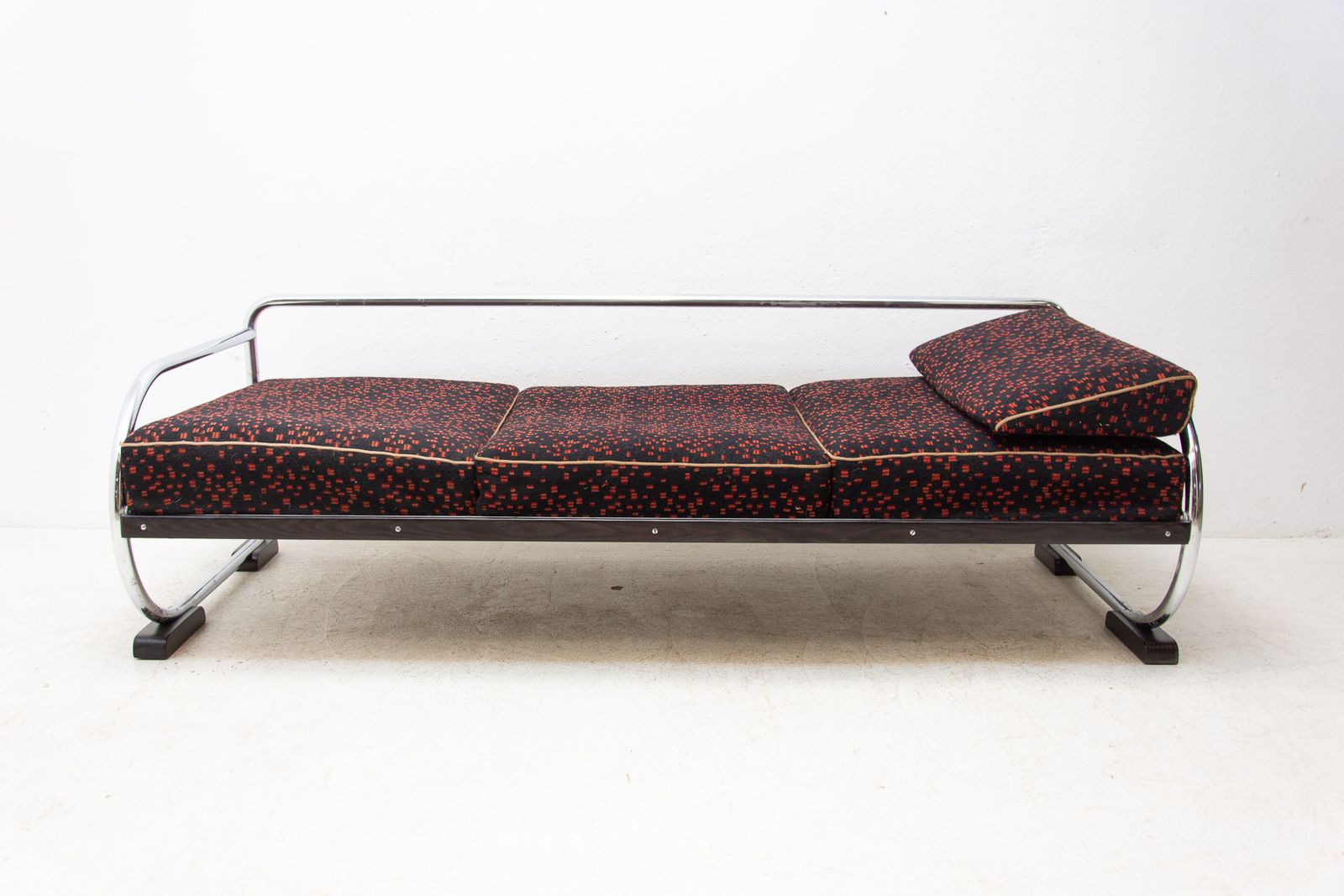 Chromen Bauhaus Sofa Van Hynek Gottwald, Bohemen, Jaren 1930 photo buy
