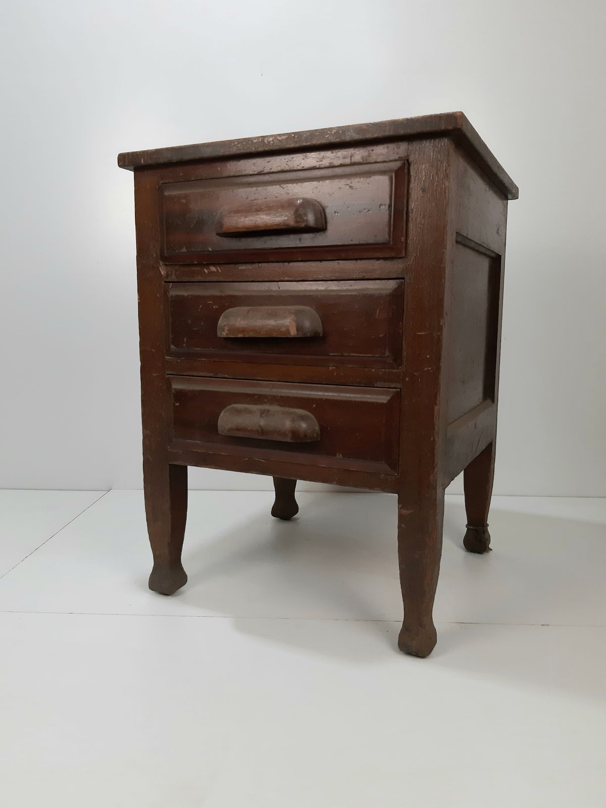 2othc Oak Industrial Set Of Drawers