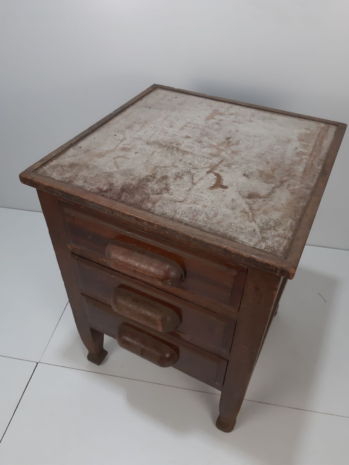 2othc Oak Industrial Set Of Drawers photo for sale
