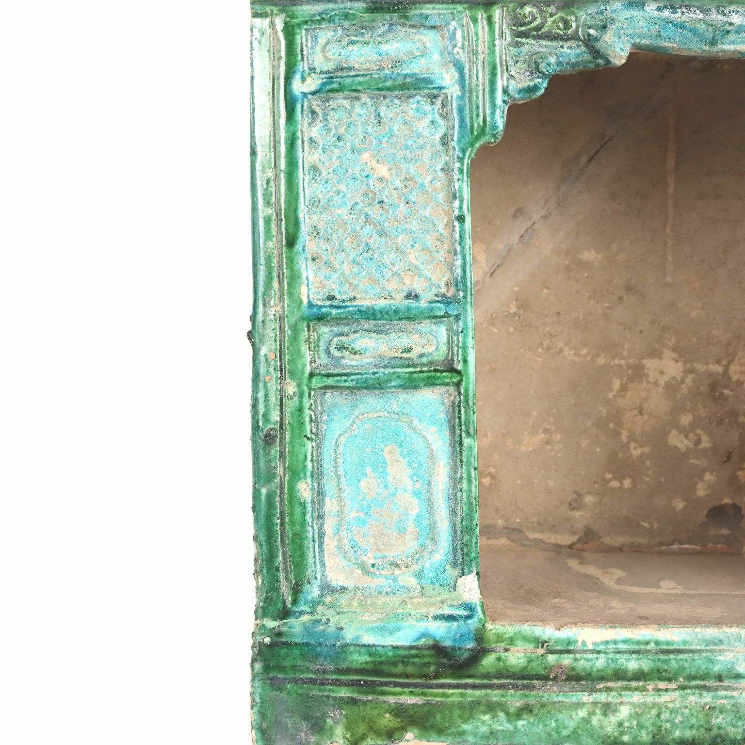 In Scale Temple Glazed Ceramic China Ming Era (1368 1644) photo Home Decor