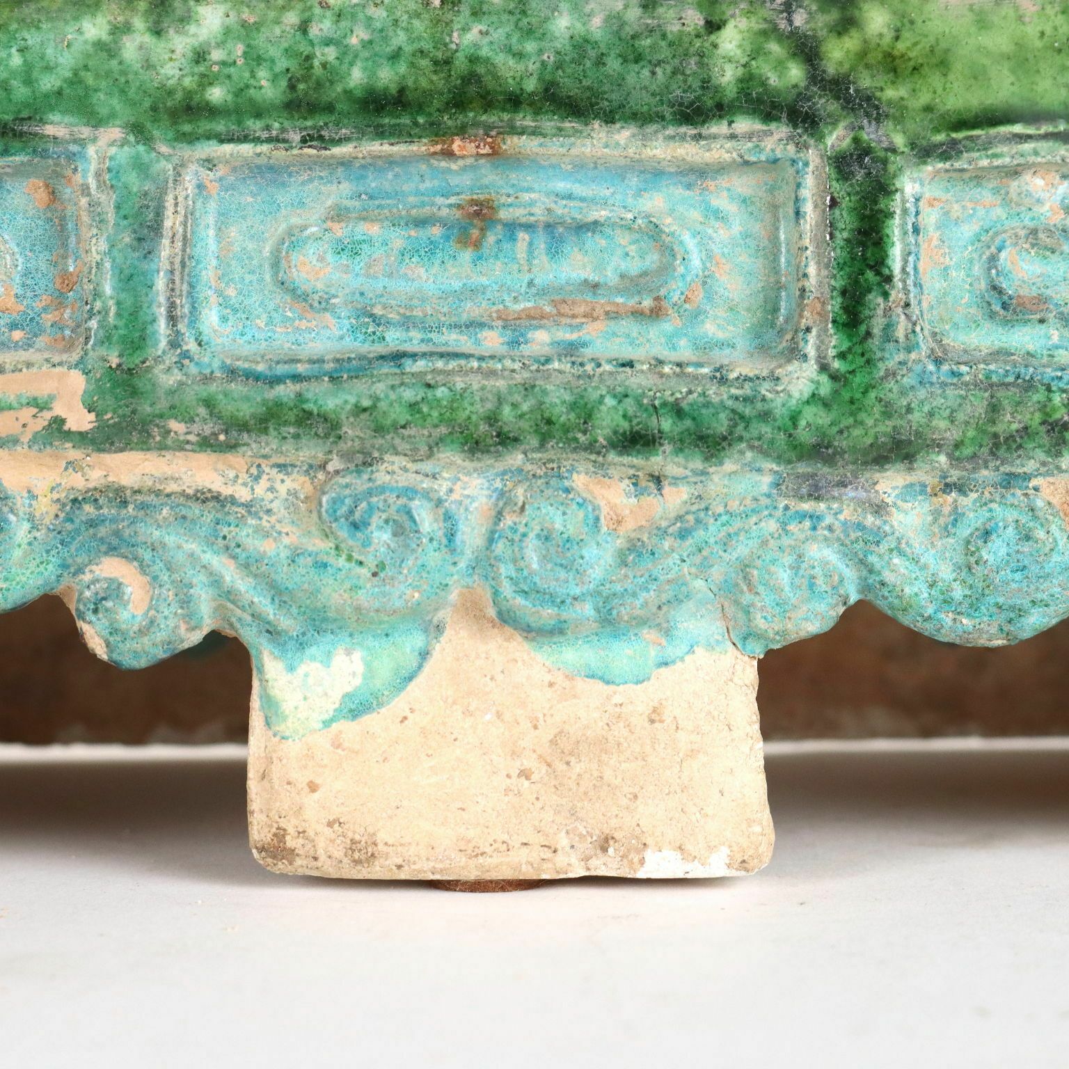 In Scale Temple Glazed Ceramic China Ming Era (1368 1644) photo vinterior