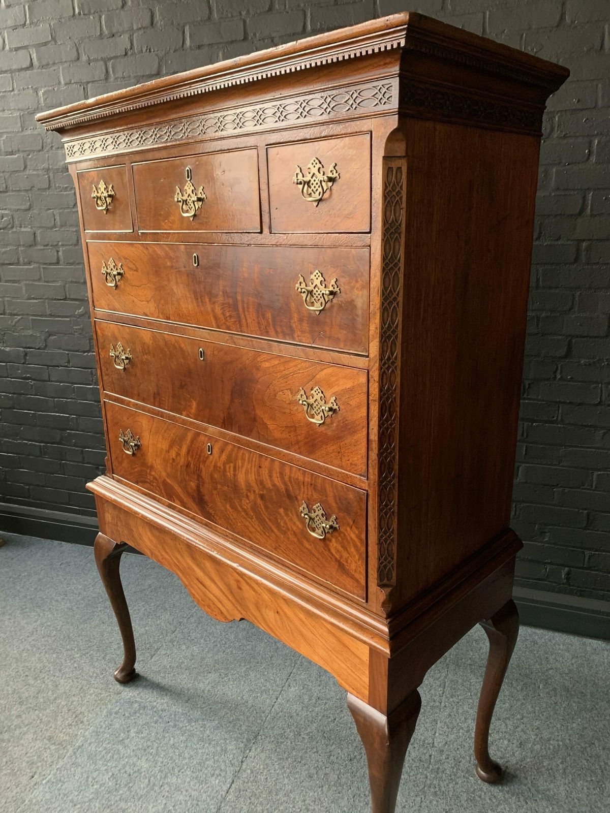 Attractive George III Chest On Stand photo vintage