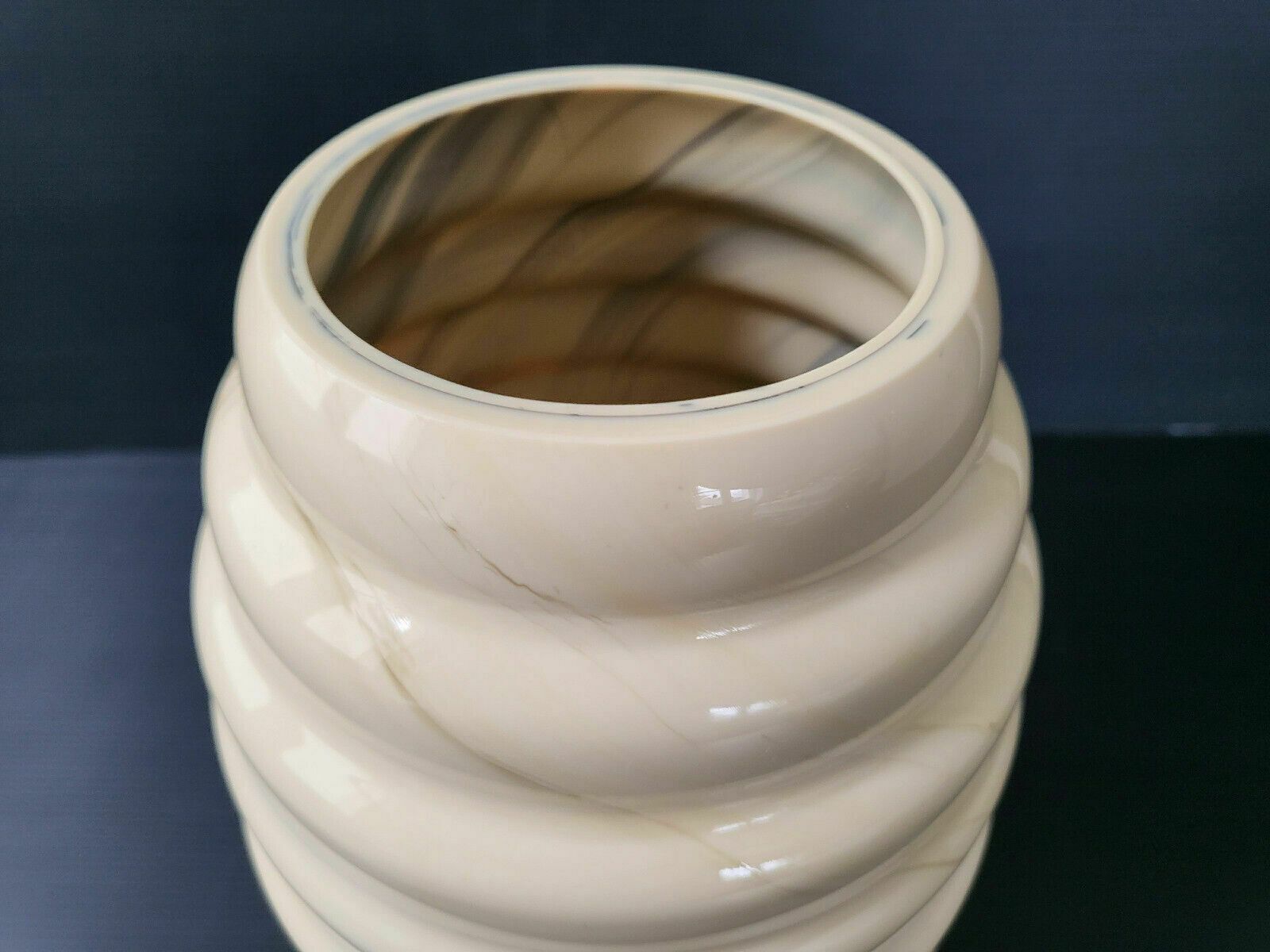 Superb Vintage 1970 Murano Marble Glass Vase (Vetro Artistico Murano) 70s photo for sale