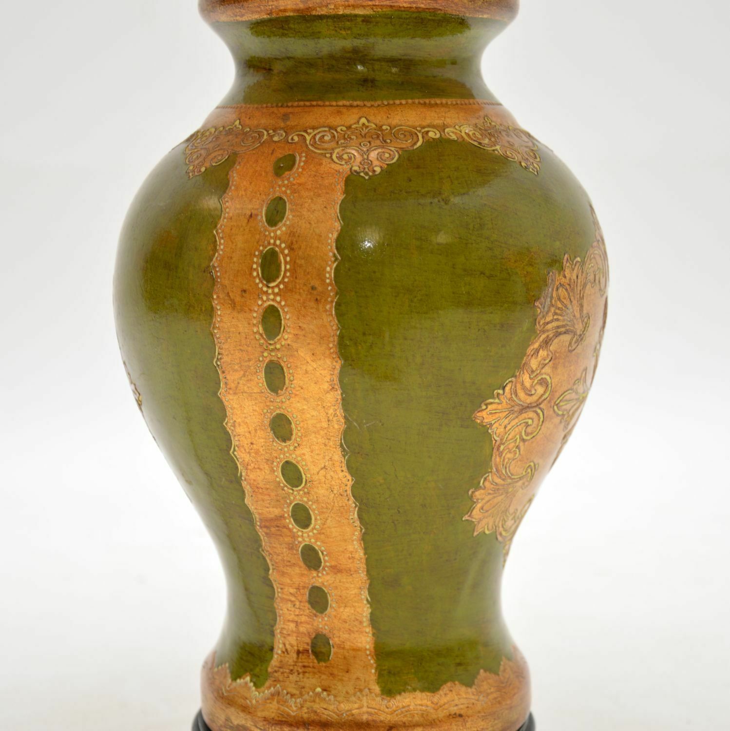 Antique Italian Ceramic Table Lamp photo buy