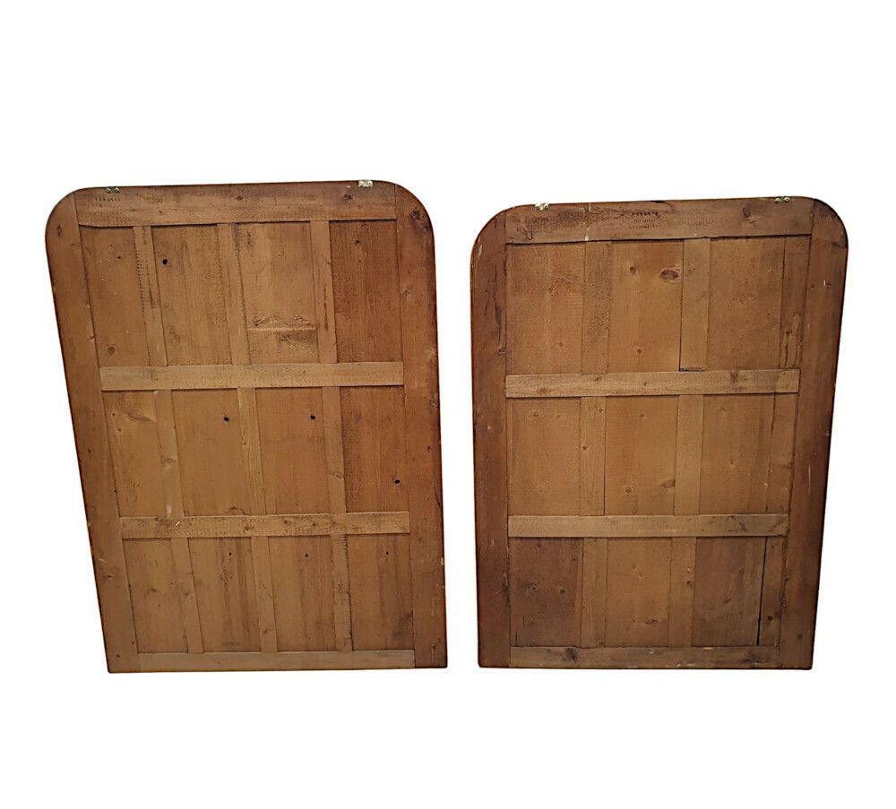 photo for sale A Fabulous Near Pair Of 19th Century Giltwood Overmantle Mirrors