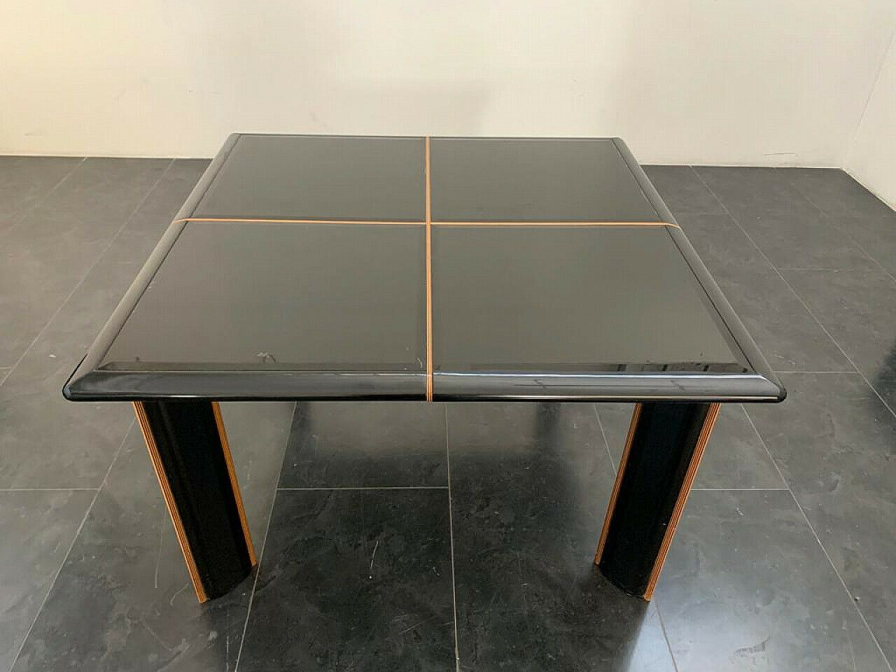 Wood And Glass Table By Pierre Cardin For Roche Bobois, 1970s photo Furniture