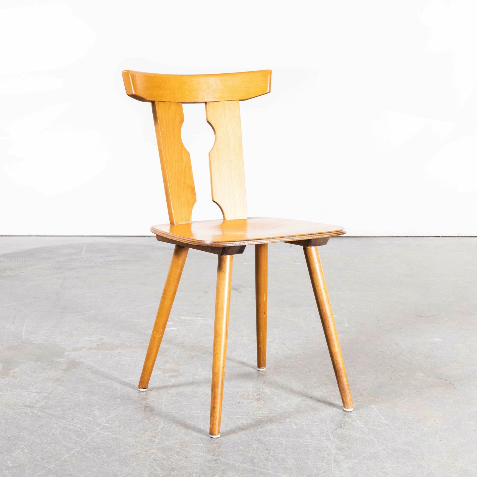 1950’s Alsace Regional Blonde Dining Chair – Set Of Six photo buy