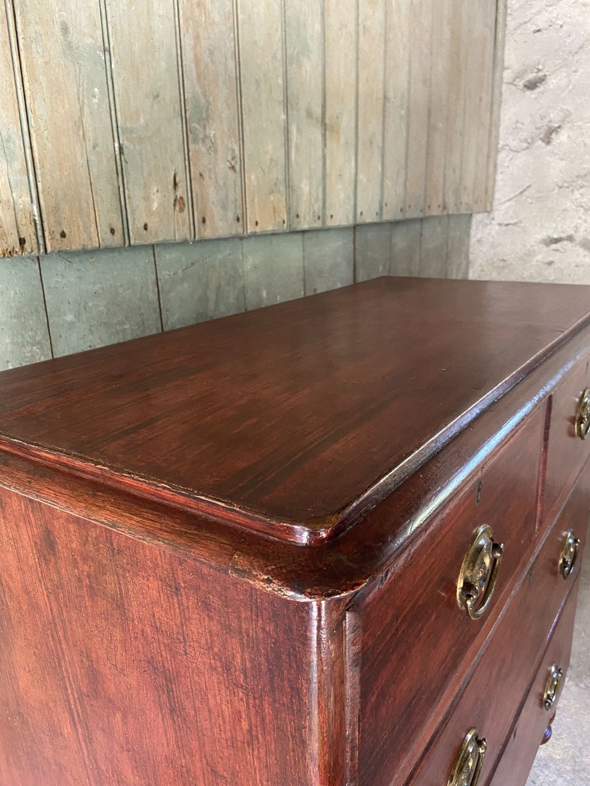 George IV Painted Pine Chest Of Drawers photo Furniture