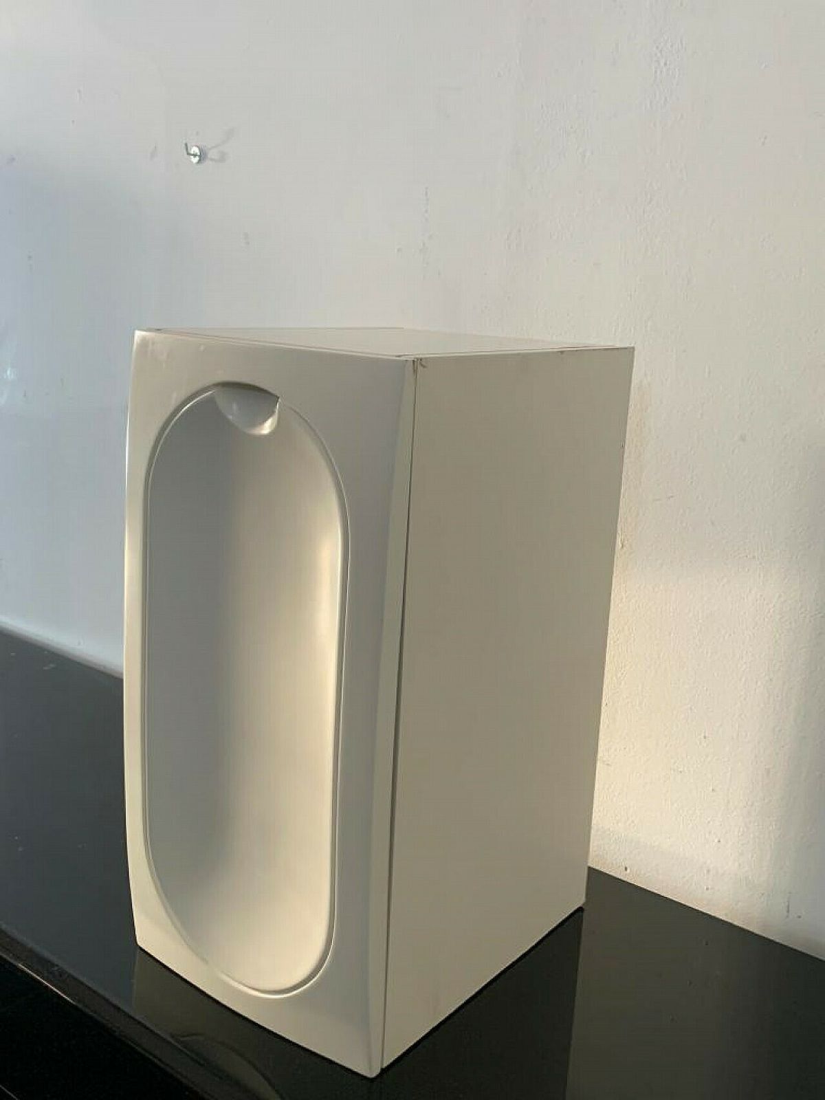 photo vinterior Pair Of Lacquered Wooden Cabinets In Space Age Style, 1970s