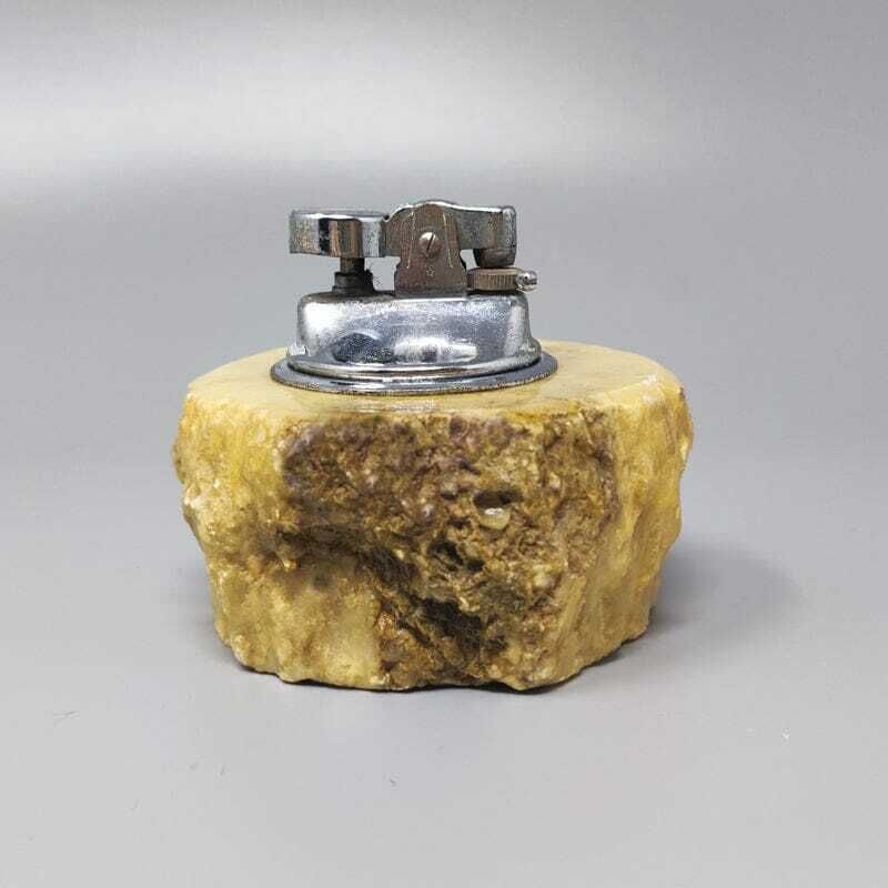 1960s Stunning Alabaster Smoking Set By Romano Bianchi photo Home Decor