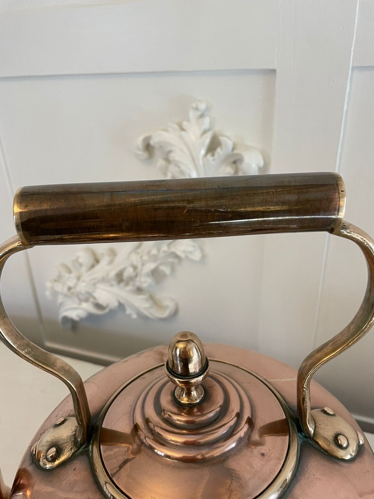 Antique George III Quality Copper Kettle photo 395.0