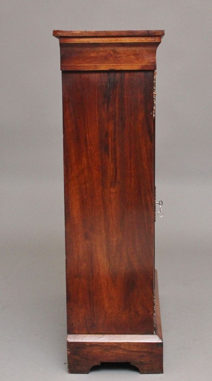 19th Century Walnut And Marquetry Pier Cabinet photo Furniture