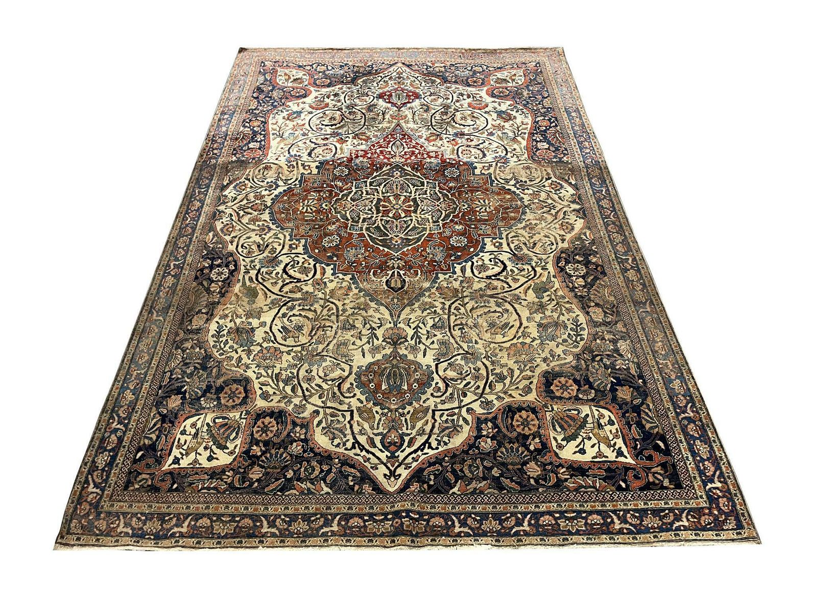 Antique Rug Traditional Carpet Large Wool Living Room Rug photo furniture