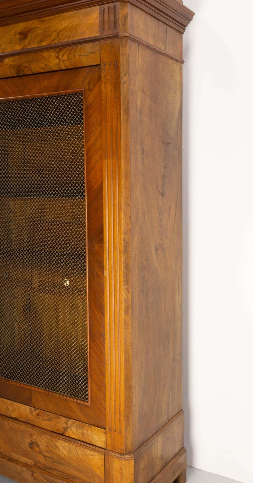 French Louis Philippe Walnut Library Book Armoire With Secret Drawer, Circa 1840 photo 1680.0