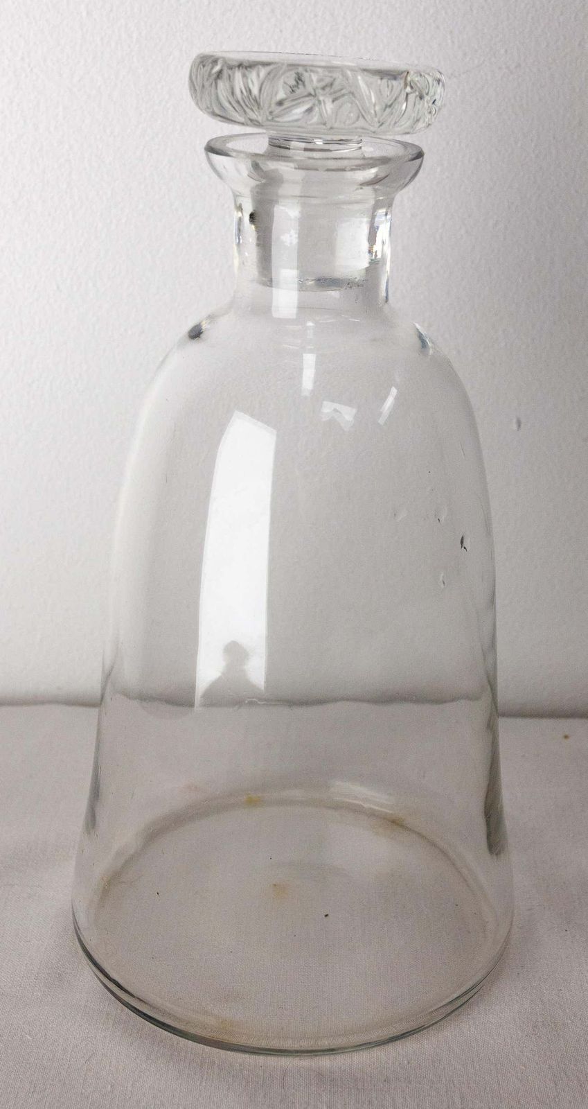 Set Of Three Pieces, By Daum France, Two Carafes And A Center Piece C 1960 photo vintage