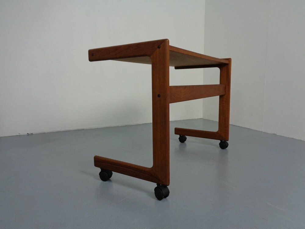 Teak Working Table, Denmark, 1960s photo vintage
