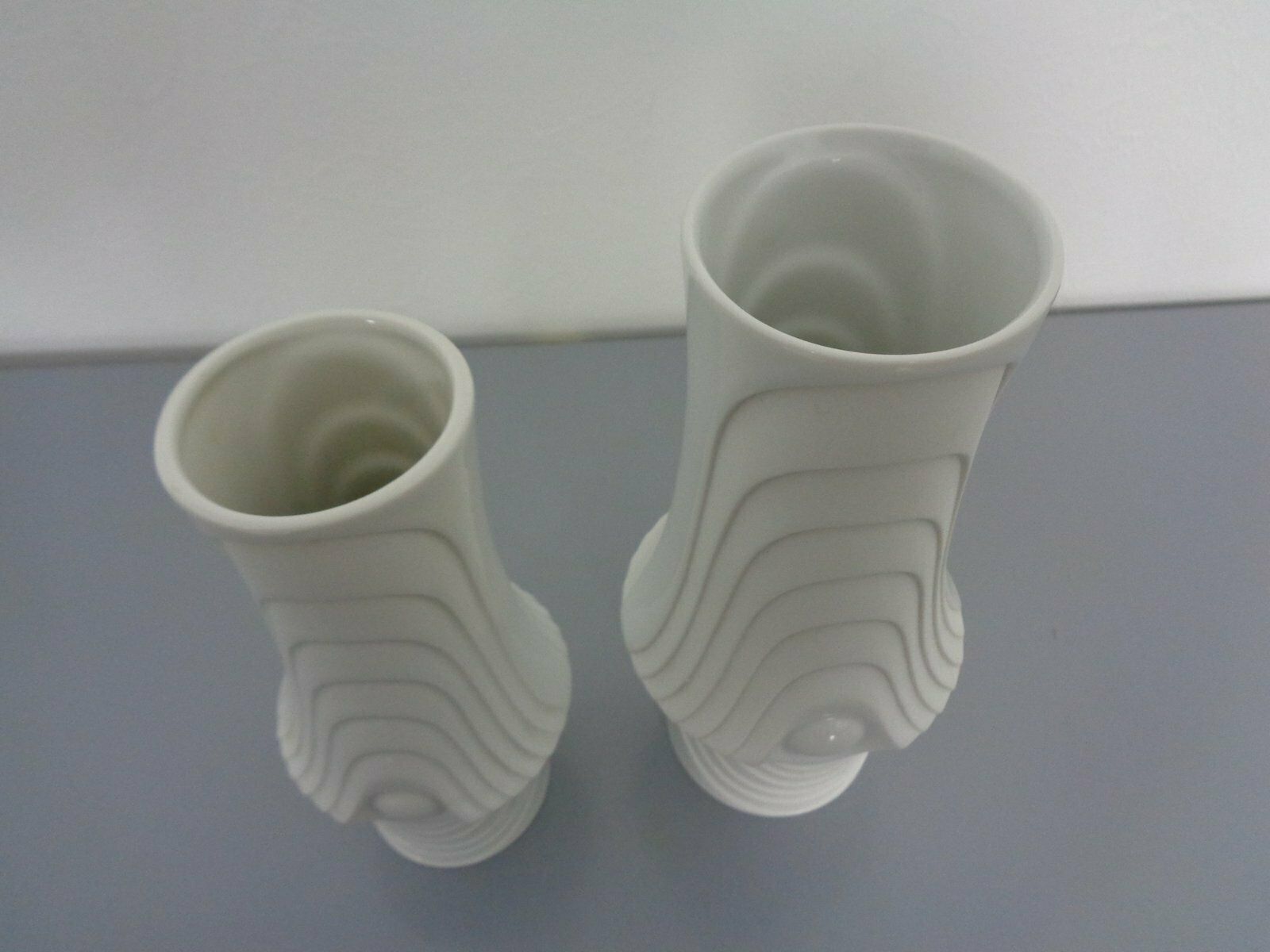 Space Age Op Art Vases From Royal Kpm, 1960s, Set Of 2 photo vinterior