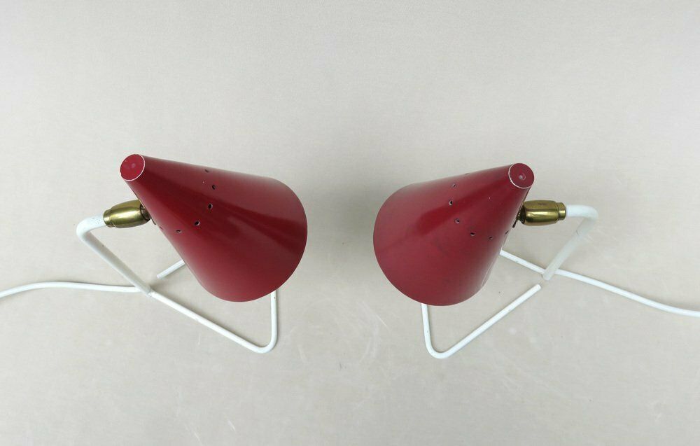 photo furniture Small Italian Table Lights By Guiseppe Ostuni For Oluce 1950s Set Of 2