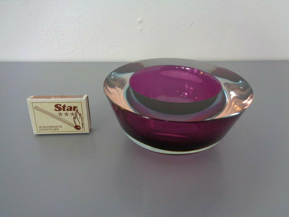 Sommerso Murano Glass Bowls By Flavio Poli, 1960s, Set Of 4 photo vintage