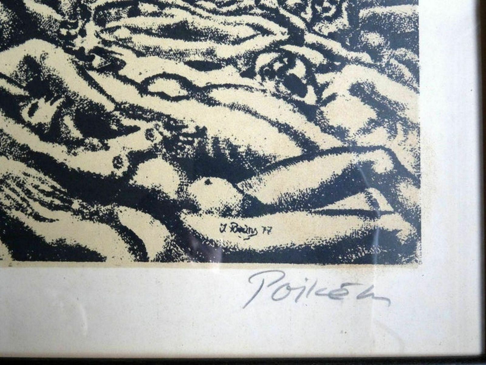 Ivars Poikans. Whirlwind 1979, Paper, Lithography, 59x46 Cm photo furniture