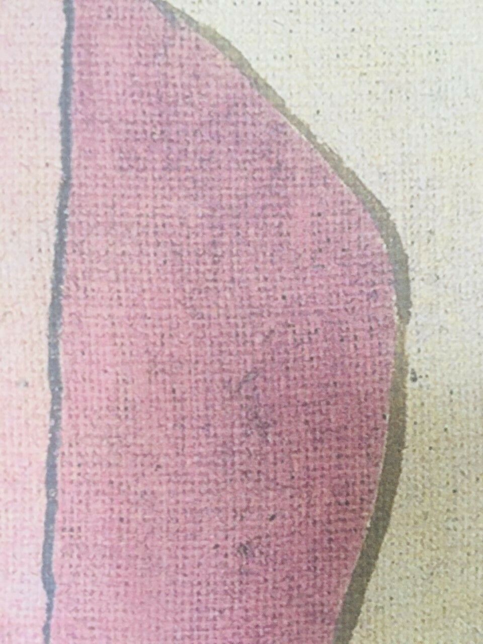 Large Abstract Pink Toned Cotton Canvas Art Print photo for sale