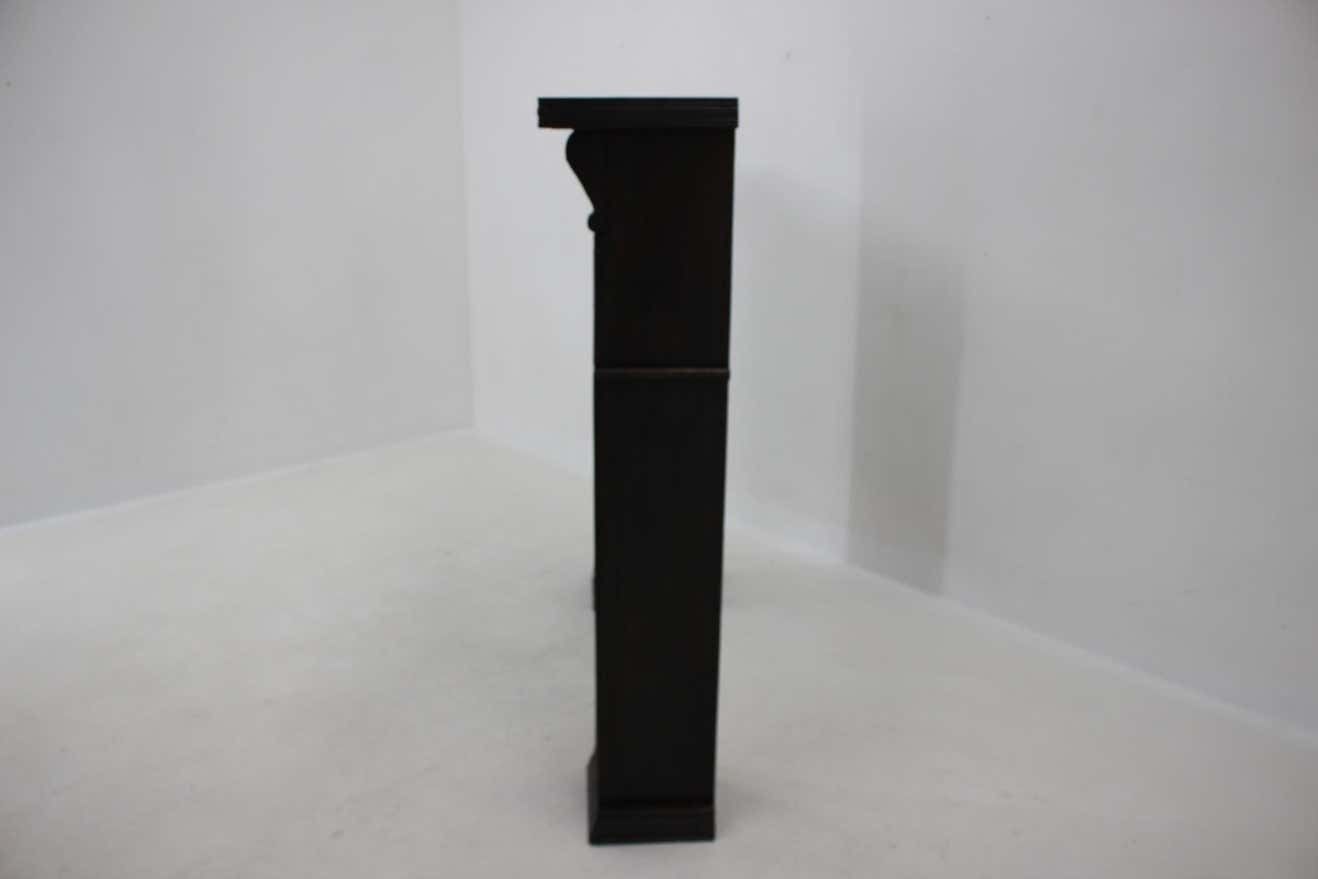 Antique Oak Fireplace Mantel, 1950s photo vinterior