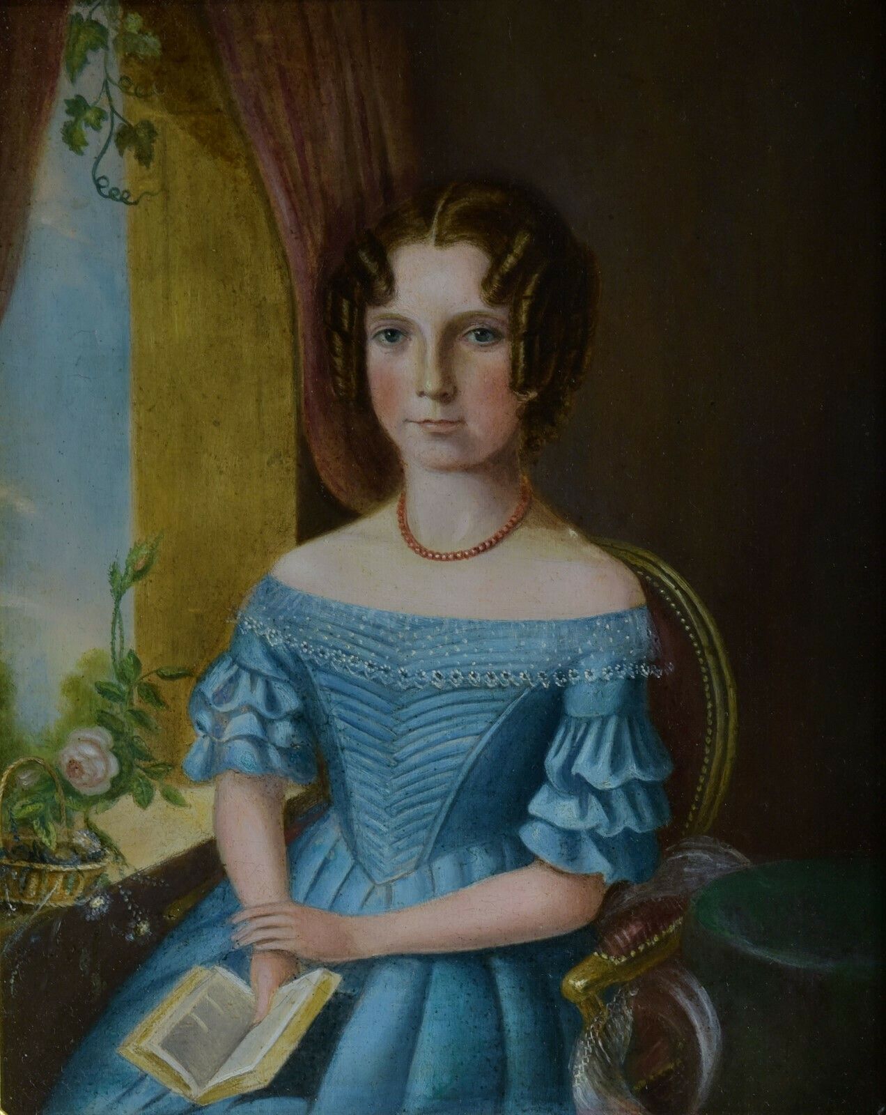 Portrait Of A Young Lady, 1800s photo Art