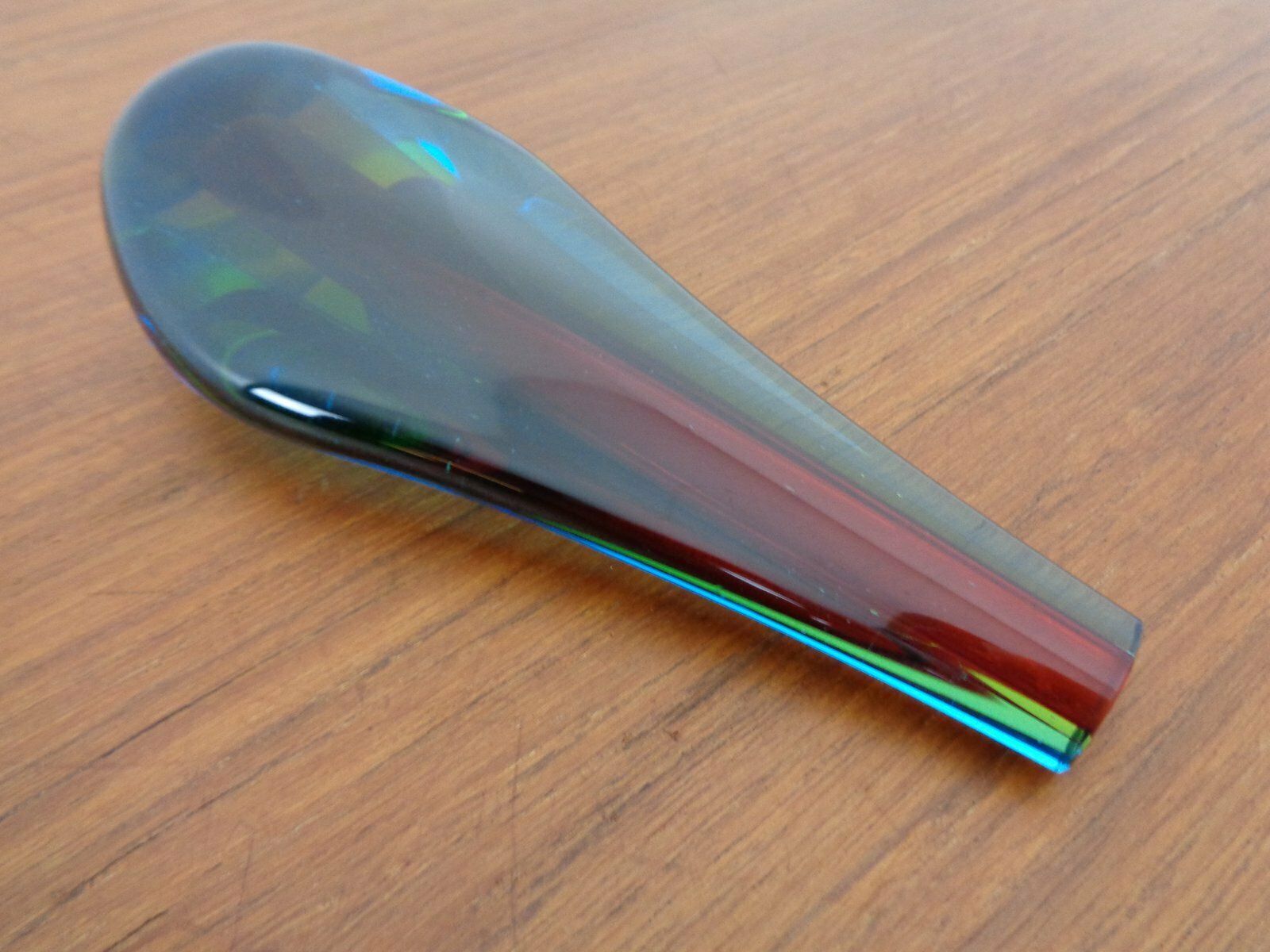 Murano Glass Teardrop Vase By Flavio Poli, 1960s photo vintage