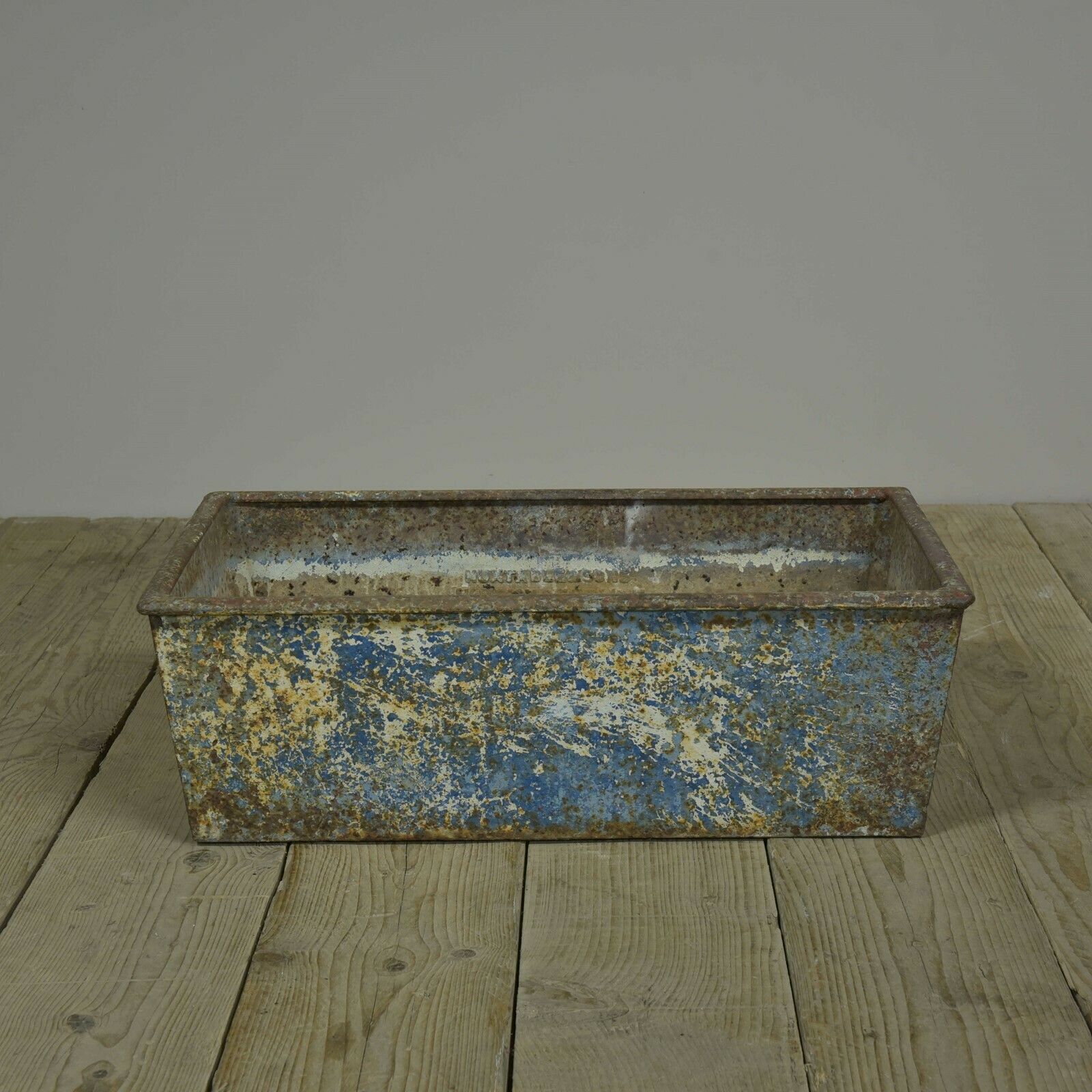 Antique Iron Garden Trough Planter photo for sale