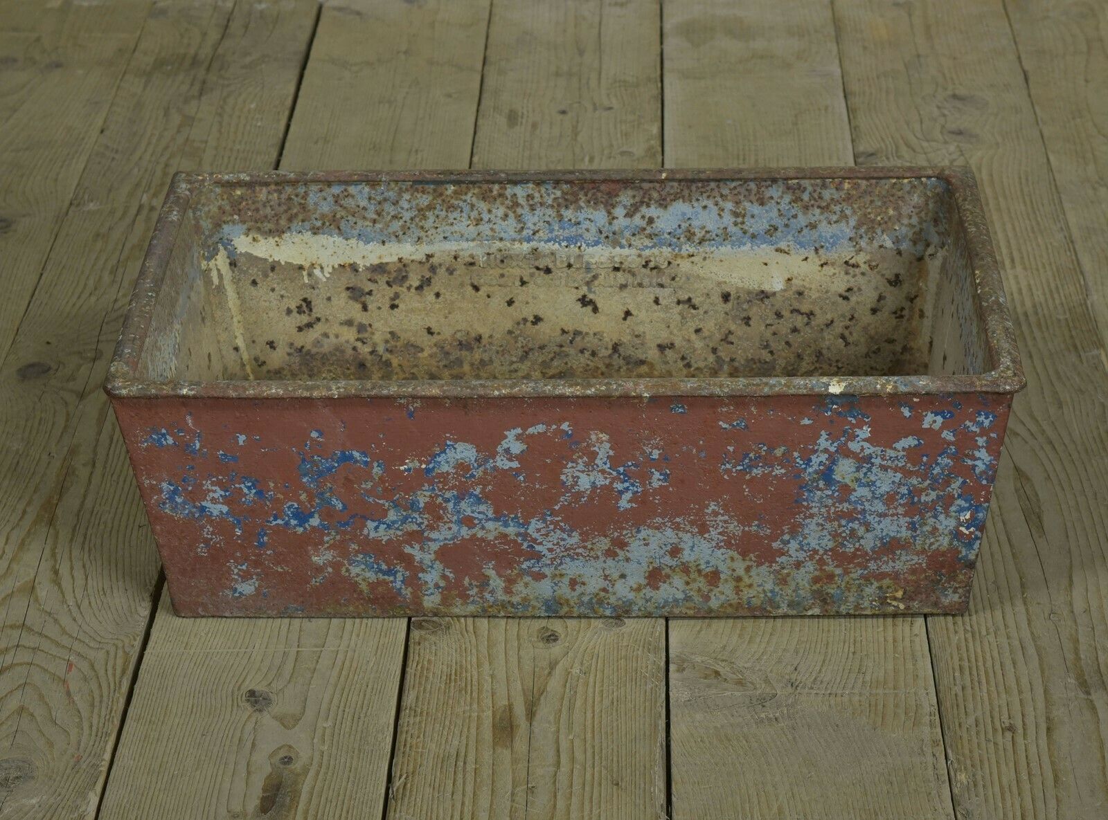 Antique Iron Garden Trough Planter photo Garden Decor